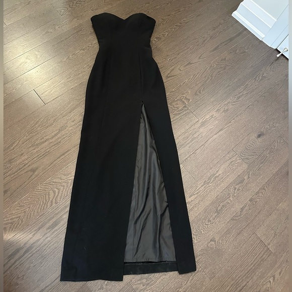 Dresses & Skirts - Black Strapless Evening Gown